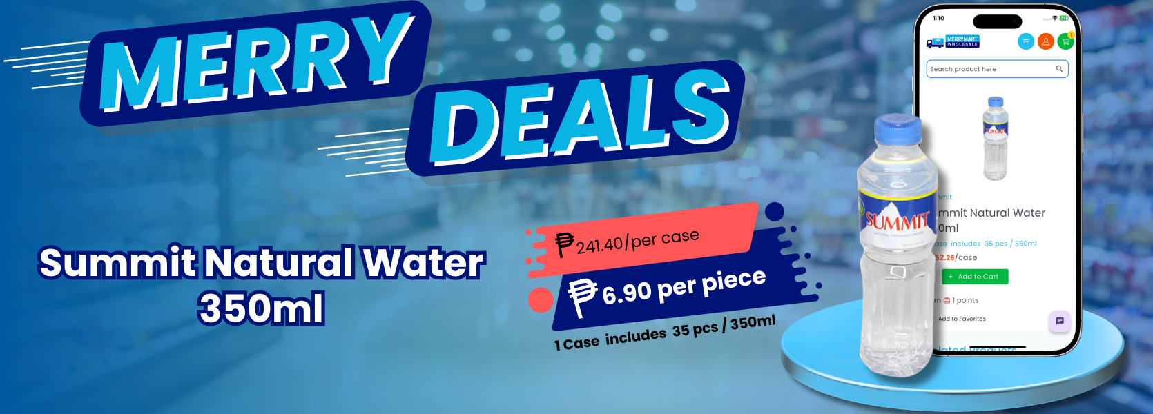 Summit Natural Water 350ml