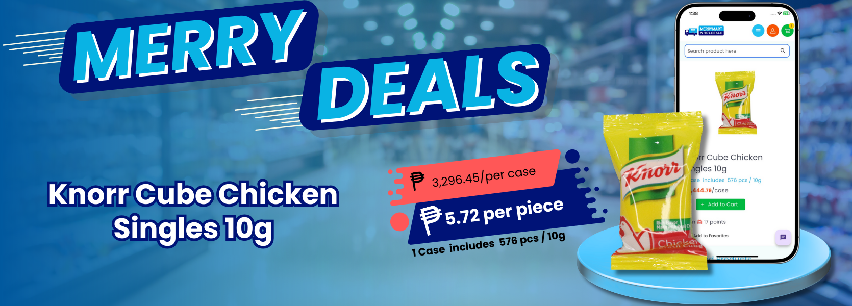 Knorr Cube Chicken Singles 10g